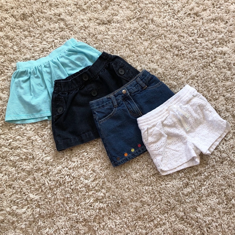 Bundle of shirts and a pair of shorts size 3T